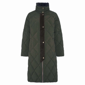 Hot Deal Alert Mega Savings Now Barbour Bearnie Puffer Ladies Quilt Jacket - Olive/Ancient
