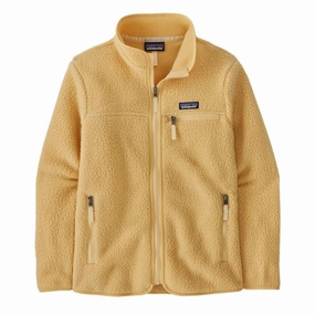 Patagonia Womens Retro Pile Jacket Beeswax Tan Limited Time Steal
