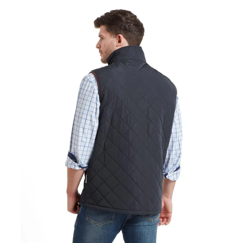 Clearance Alert Now Hot Deals Today Schoffel Barrowden Quilted Mens Gilet - Midnight
