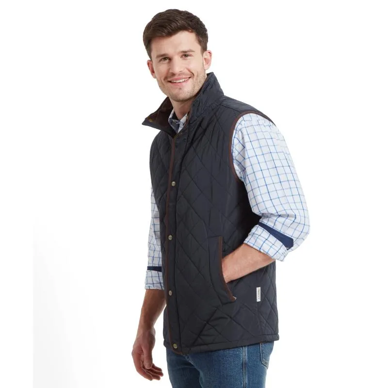 Flash Sale Now Today Only Discount Schoffel Barrowden Quilted Mens Gilet - Midnight