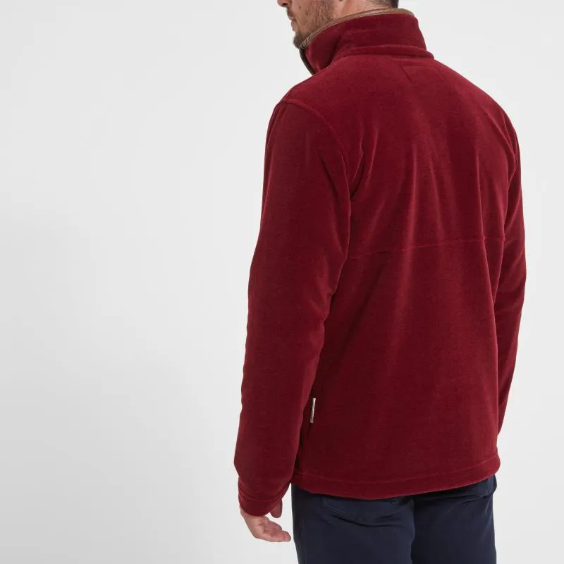 Todays Trending Deals Clearance Event Today Schoffel Berkeley Mens 1/4 Zip Fleece - Claret