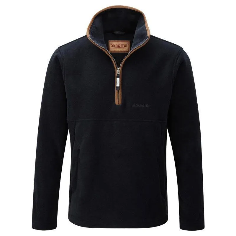 Schoffel Berkeley Mens 1/4 Zip Fleece - Navy Dont Miss Hot Deals
