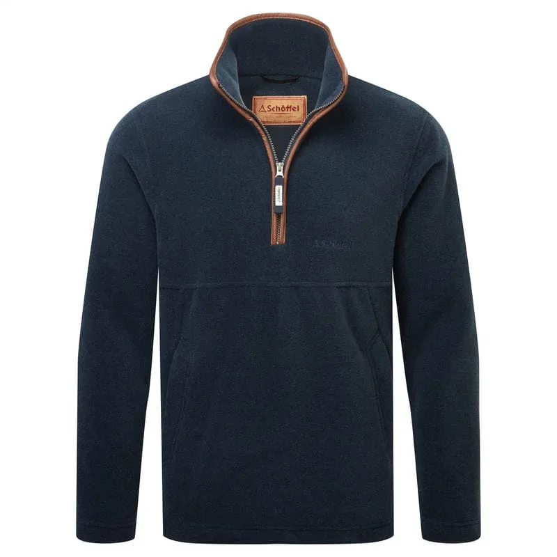 Best Price Online Hot Price Drop Schoffel Berkeley Mens 1/4 Zip Fleece - Petrol Blue