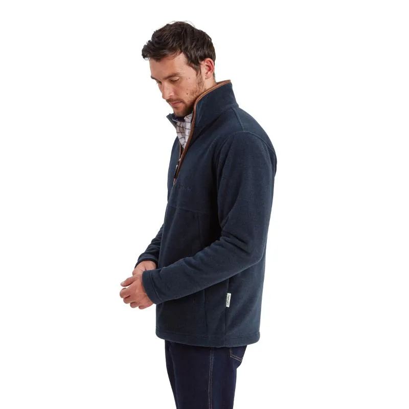 Schoffel Berkeley Mens 1/4 Zip Fleece - Petrol Blue Dont Miss Out