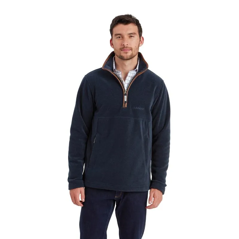 Trending Now Offer Schoffel Berkeley Mens 1/4 Zip Fleece - Petrol Blue
