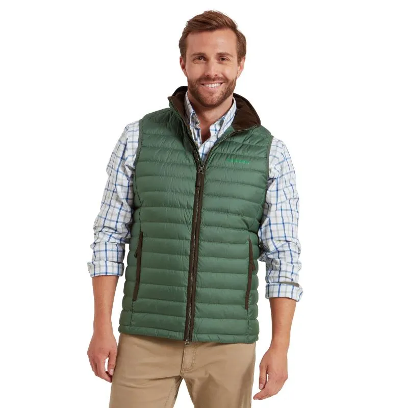 Trending Today Steal Online Exclusive Offer Schoffel Bowden Down Mens Gilet - Pine Green