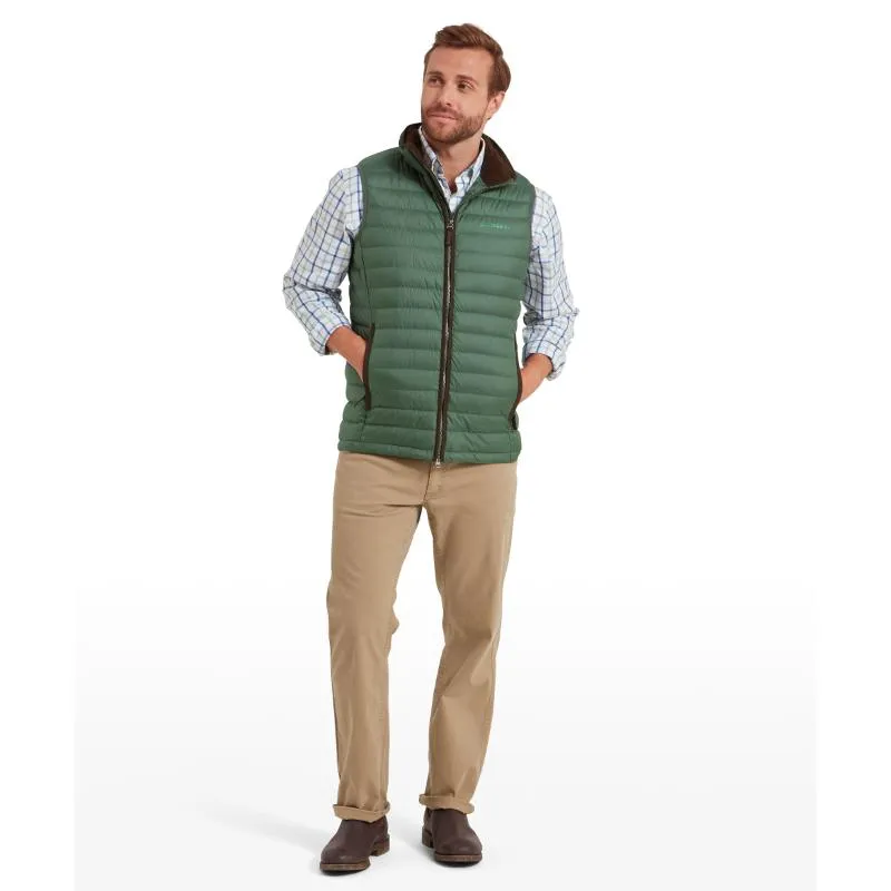Grab It Fast Trending Hot Picks Schoffel Bowden Down Mens Gilet - Pine Green