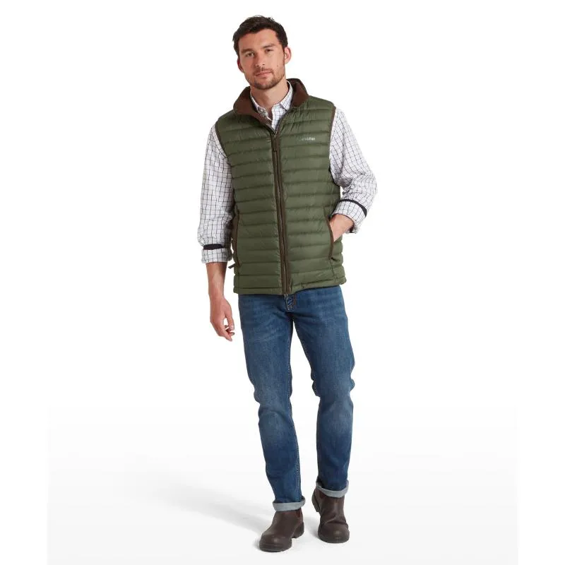 Schoffel Bowden Down Mens Gilet - Woodland Online Exclusive Deal