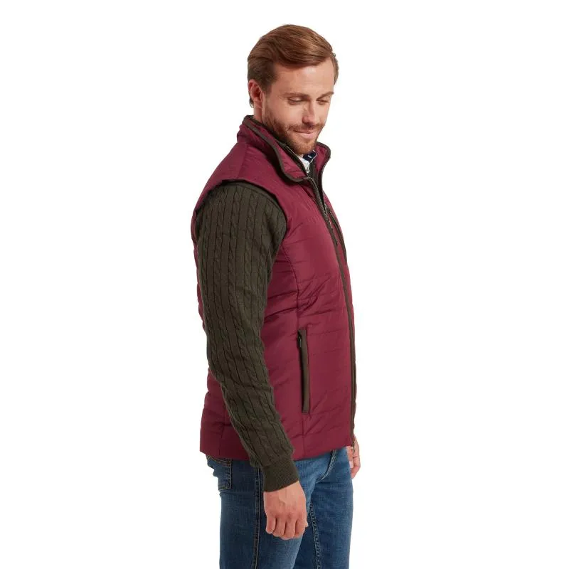 Gift Sale Event Schoffel Brora Mens Primaloft Gilet - Bordeaux
