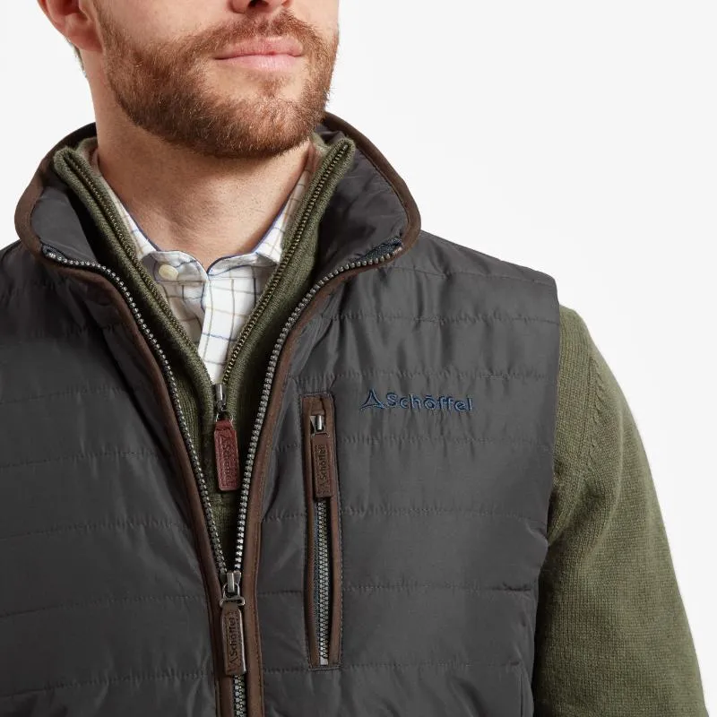 Schoffel Brora Mens Primaloft Gilet - Charcoal Sale Ending Soon Unmissable Deal Today