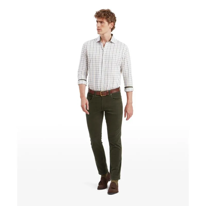 Schoffel Camden Mens Cord Trousers - Forest Shop Save Big
