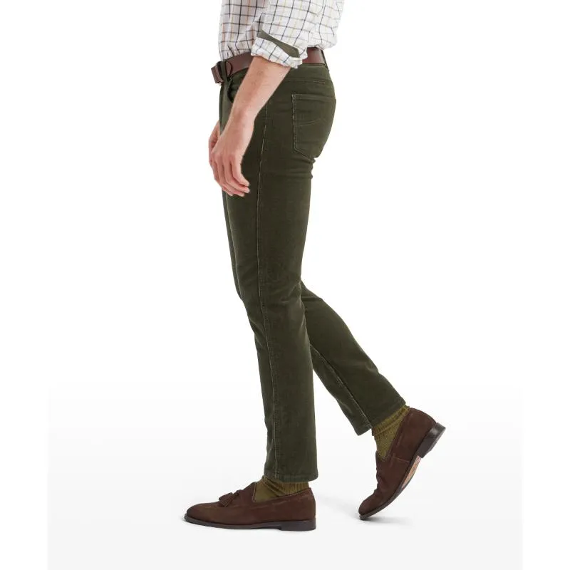 Schoffel Camden Mens Cord Trousers - Forest Today Only Discount Todays Special Picks