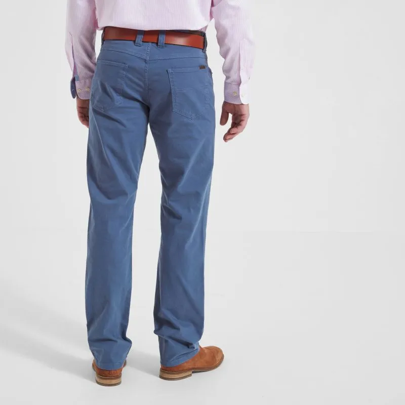 Schoffel Canterbury 5 Pocket Mens Jean - Slate Blue Shop Save Today