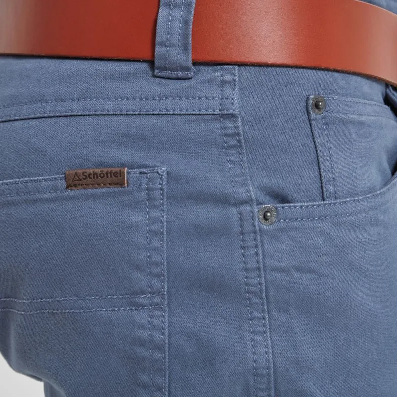 Schoffel Canterbury 5 Pocket Mens Jean - Slate Blue Special Surprise Sale