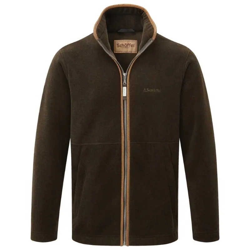 Online Exclusive Deal Schoffel Cottesmore Mens Fleece Jacket - Dark Olive