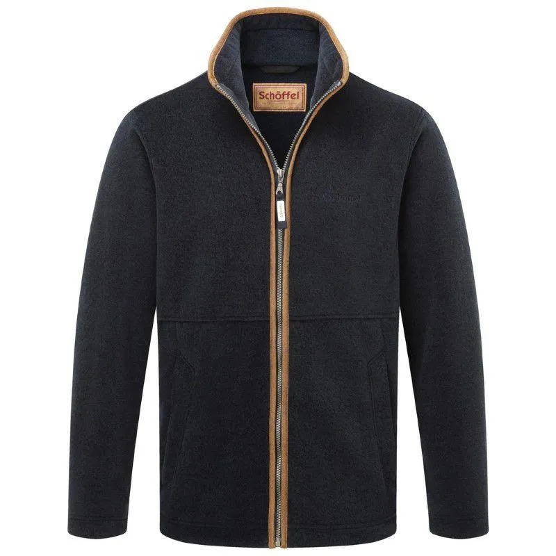 Schoffel Cottesmore Mens Fleece Jacket - Navy Today Only Special
