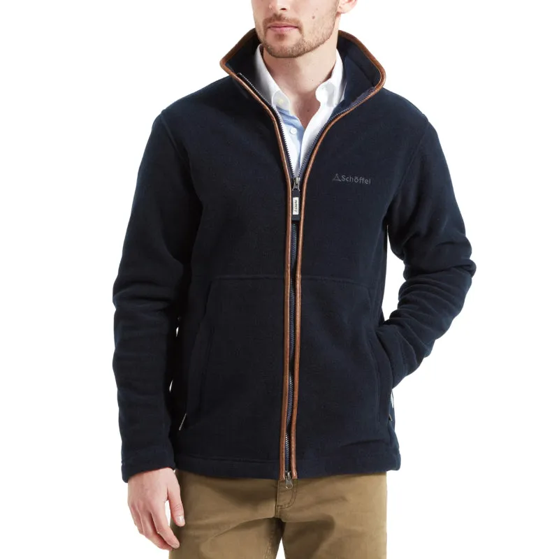 Schoffel Cottesmore Mens Fleece Jacket - Navy Deal Frenzy Today