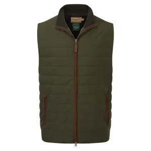 Schoffel Hybrid Lambswool Aerobloc Mens Gilet - Loden Best Price Online Today Only Steal