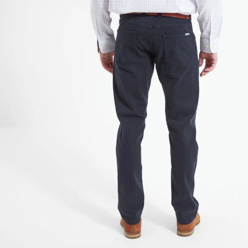 Schoffel James Mens Slim Fit Jeans - Navy Hot Item Clearance