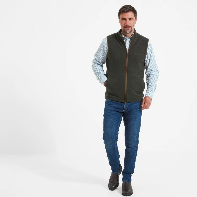 Schoffel Mens Lambswool Aerobloc Gilet - Loden Shop Smart Deals Big Savings Alert