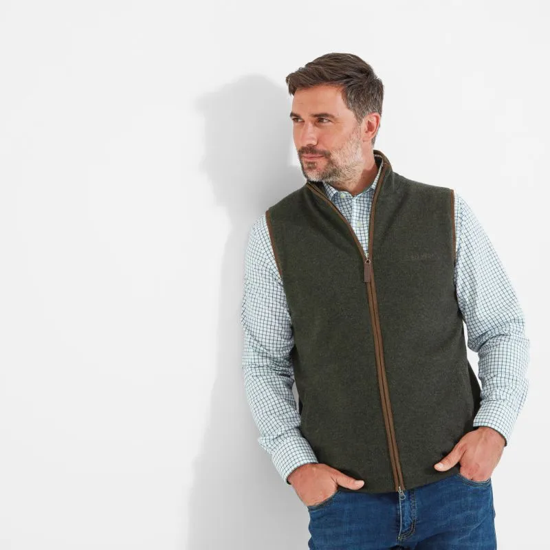 Schoffel Mens Lambswool Aerobloc Gilet - Loden Shop Smart Save