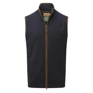 Schoffel Mens Lambswool Aerobloc Gilet - Navy Mega Online Discount Gift Ideas Galore