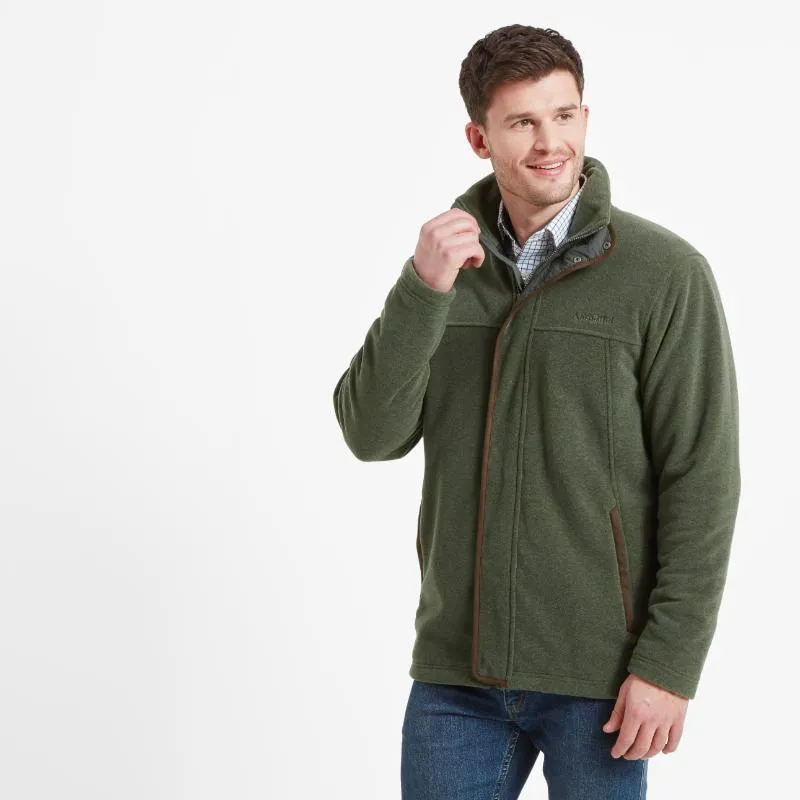 Schoffel Mens Rutland Fleece Jacket - Cedar Green MustShop Sale