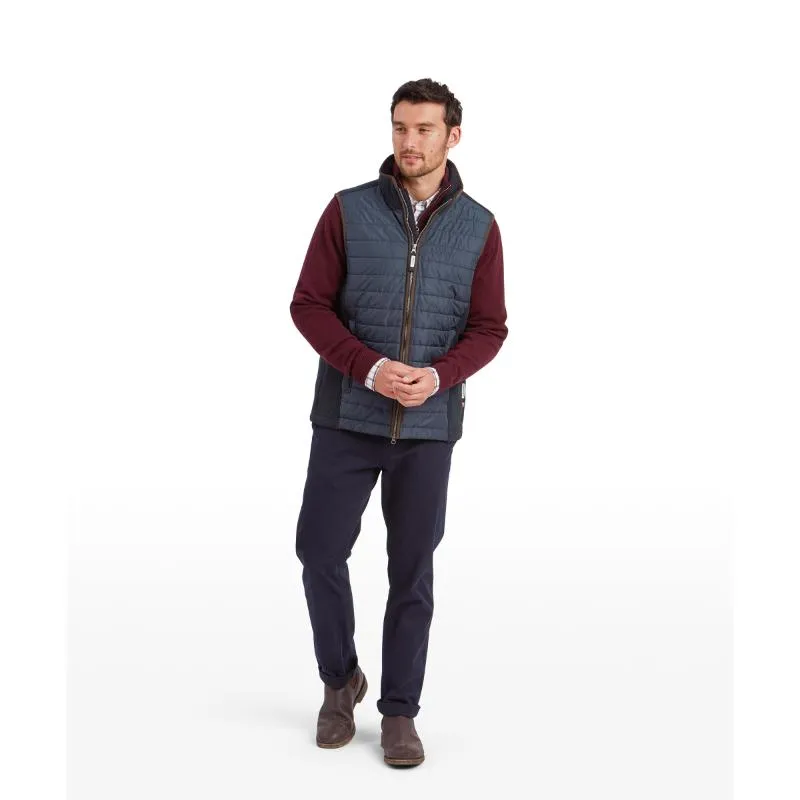 Schoffel Oakham Hybrid Mens Gilet - Petrol Blue Exclusive Hot Pick