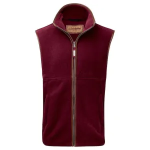 Best Seller Deal MustHave Steals Schoffel Oakham Mens Fleece Gilet - Claret