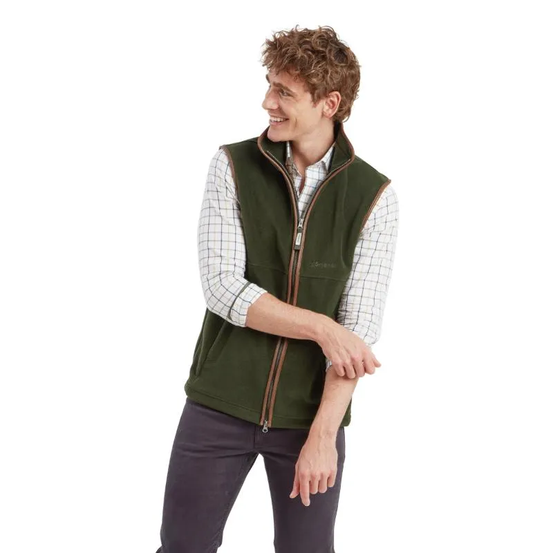 Schoffel Oakham Mens Fleece Gilet - Forest Online Exclusive Steal Hot Pick Deal