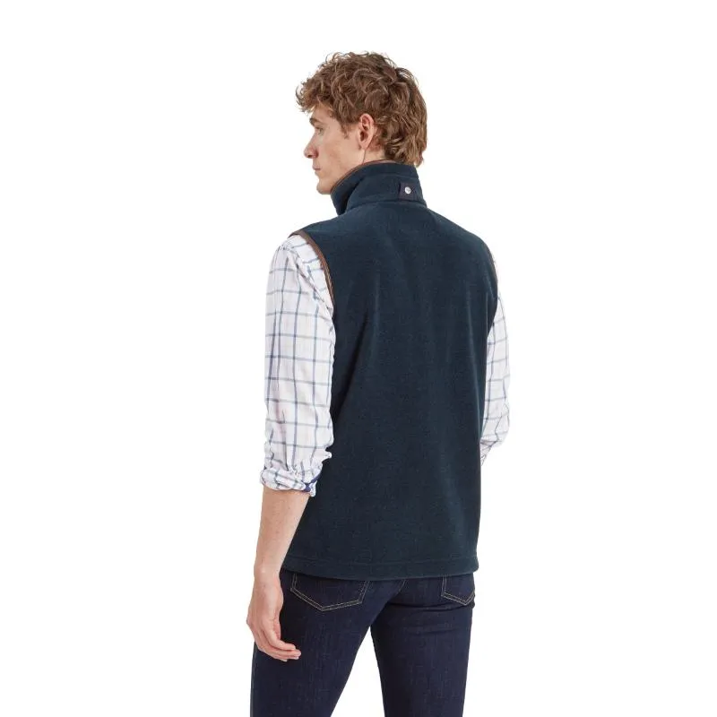Schoffel Oakham Mens Fleece Gilet - Petrol Blue Limited Offer Alert Daily Deal Frenzy
