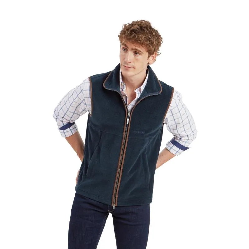 Schoffel Oakham Mens Fleece Gilet - Petrol Blue Hot Picks Today
