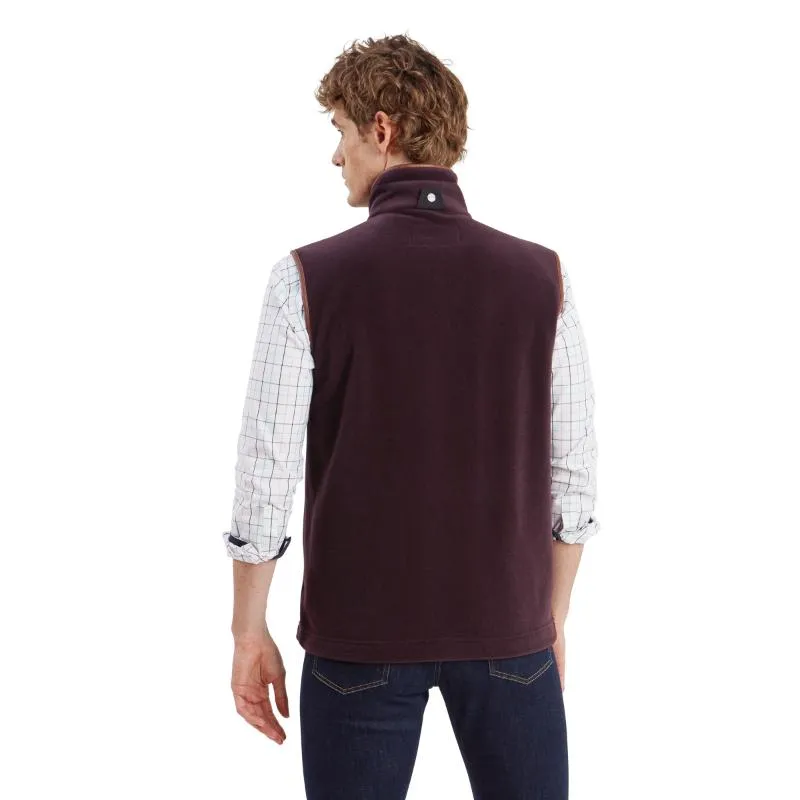 Weekend Sale Special Schoffel Oakham Mens Fleece Gilet - Port