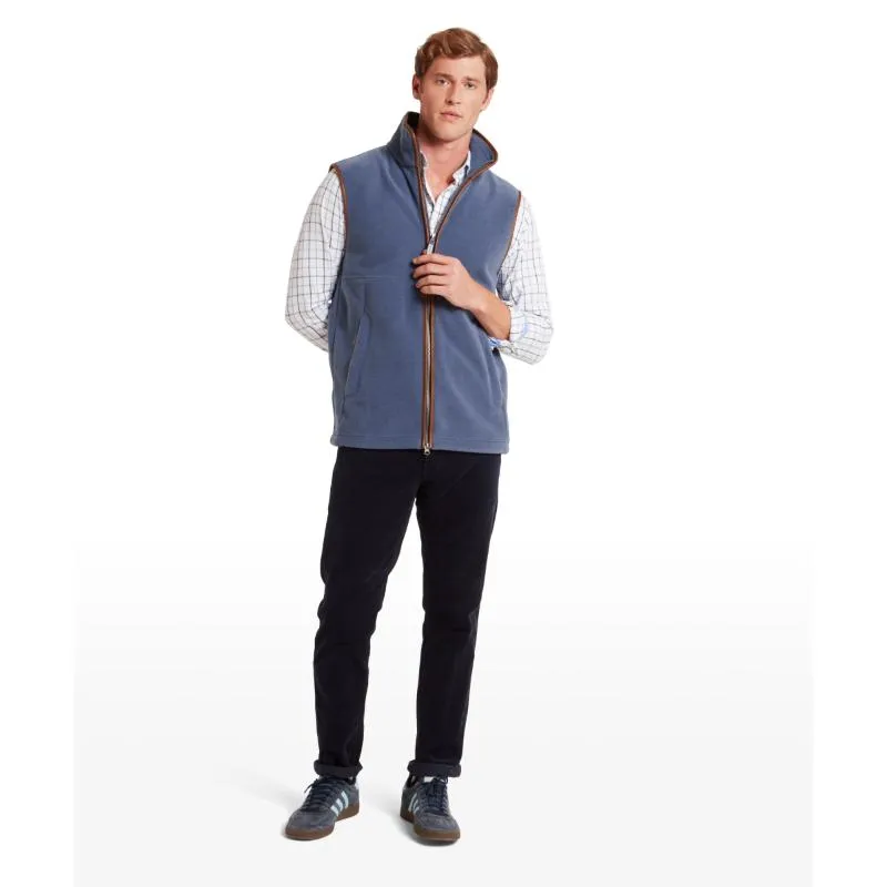 Schoffel Oakham Mens Fleece Gilet - Storm Blue Hot Offer Event Exclusive Online Offer