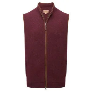 Hot Deal Alert Mega Online Discount Schoffel Orkney Merino Mens Gilet - Damson