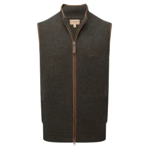 Special Deal Frenzy Schoffel Orkney Merino Mens Gilet - Loden Green