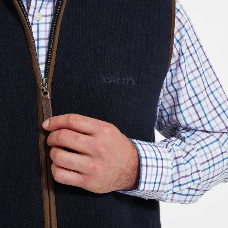 Hot Offer Frenzy Schoffel Orkney Merino Mens Gilet - Navy
