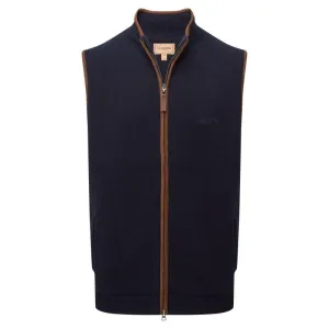 Today Only Steal Schoffel Orkney Merino Mens Gilet - Navy