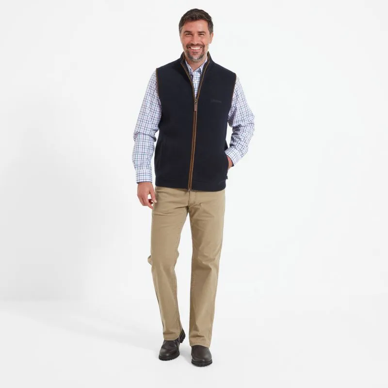 Schoffel Orkney Merino Mens Gilet - Navy Daily Hot Deal Shop Grab Savings
