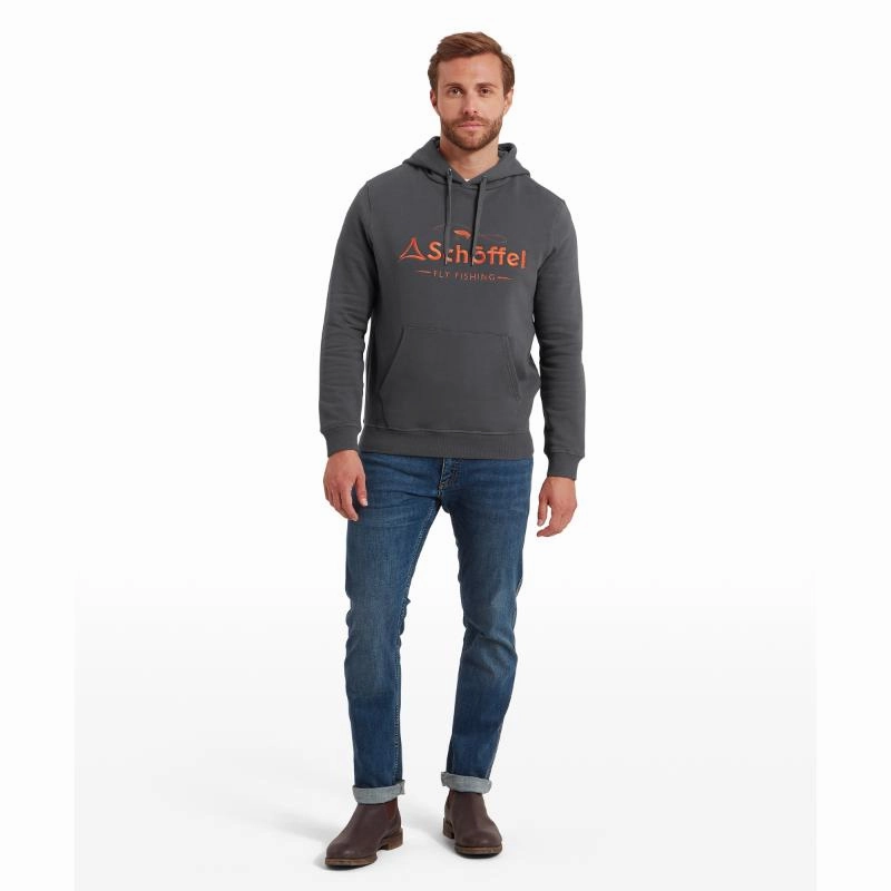 Schoffel Alness Mens Hooded Jumper - Graphite Big Sale Today Limited Stock Alert