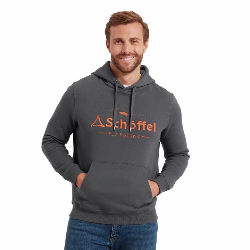 Schoffel Alness Mens Hooded Jumper - Graphite Special Surprise Sale