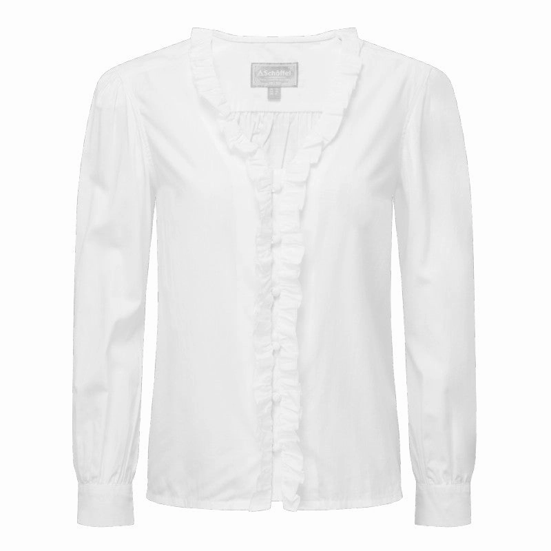 Schoffel Beccles Ladies Blouse - White Hot Offer Event