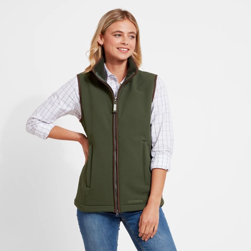 Schoffel Belton Ladies Gilet - Cedar Hot Price Drop