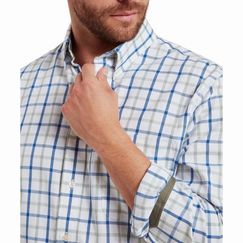 Schoffel Brancaster Classic Mens Shirt - Moss Check Grab Your Hot Pick Limited Offer Alert