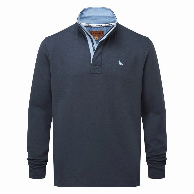Schoffel Branscombe Cove Mens Sweatshirt - Dark Blueberry Special Price Offer Weekend Specials