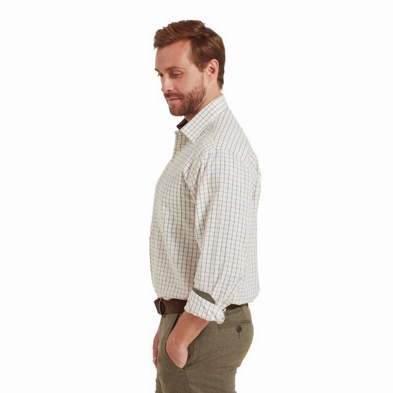Schoffel Burnham Tattersall Classic Mens Shirt - Woodland Tattersall Hot Offer Frenzy