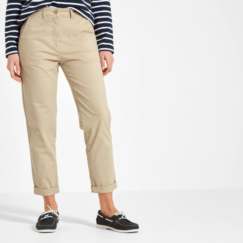 Schoffel Clare Ladies Chino Trousers - Oat Grab Your Deal Today