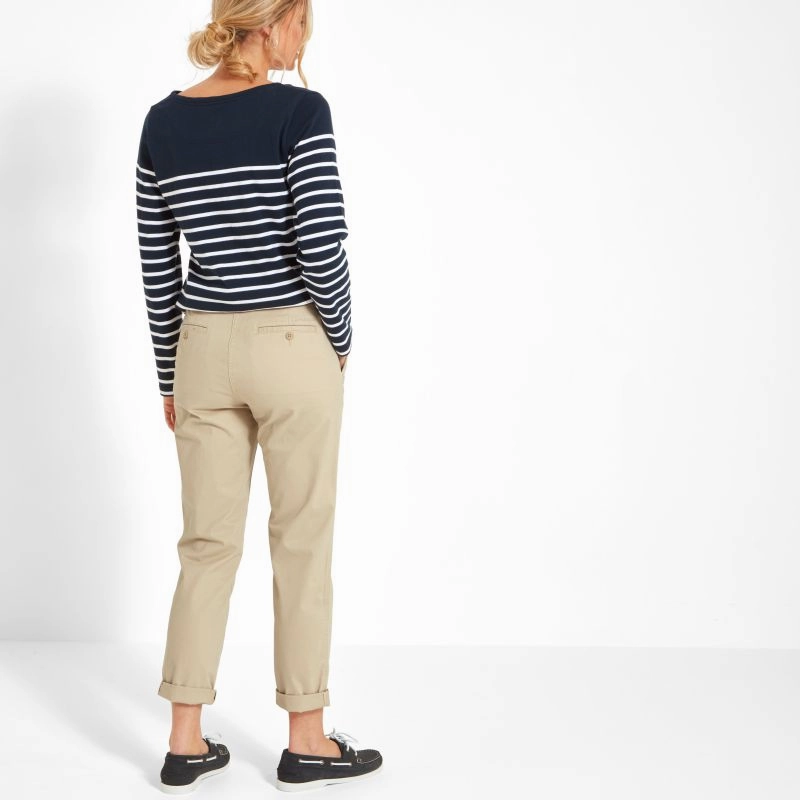 Sweet Deal Today Schoffel Clare Ladies Chino Trousers - Oat