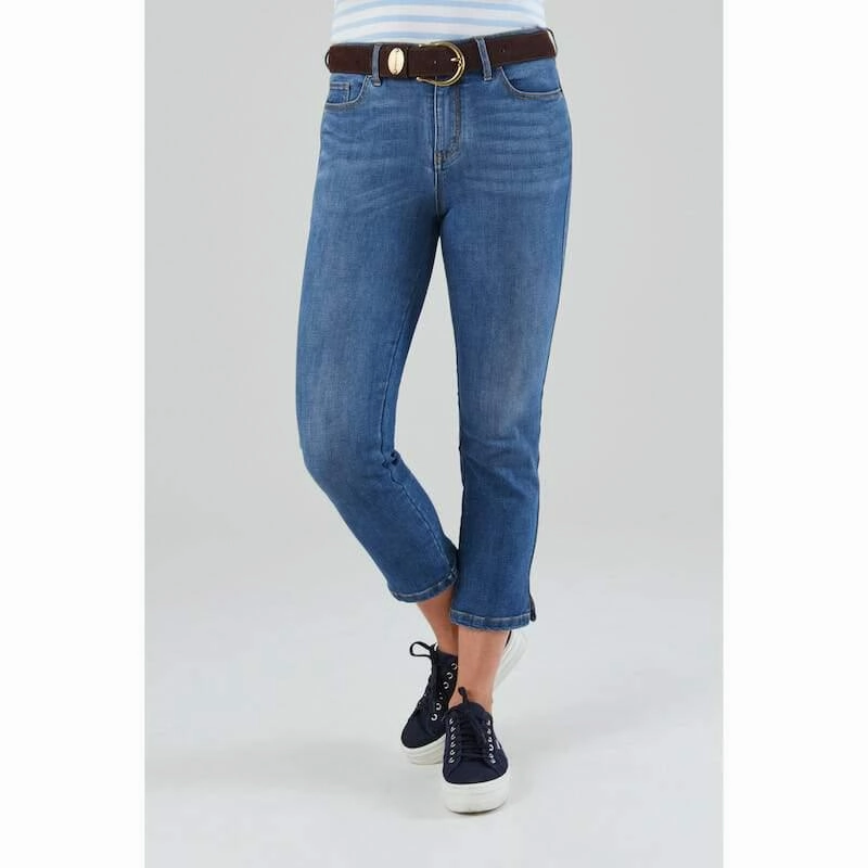Schoffel Emma 3/4 Ladies Jean - Indigo Trending Today Steal Steal Todays Offer