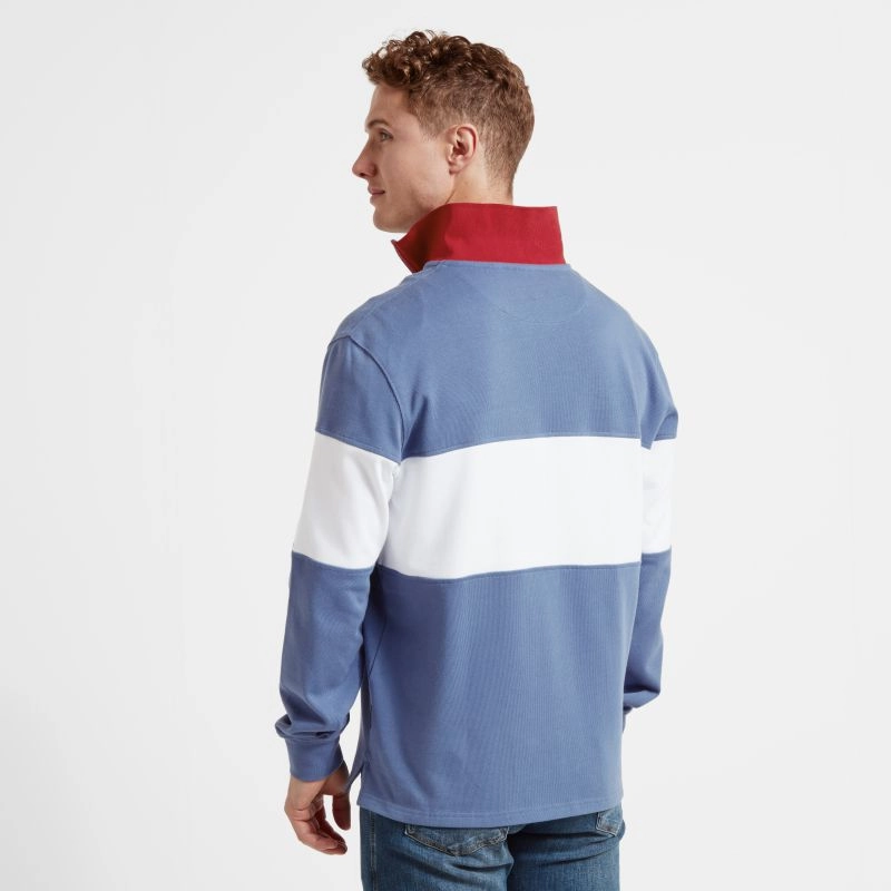 Schoffel Exeter Heritage 1/4 Zip Jumper - Stone Blue Hot Pick Deal Clearance Blowout